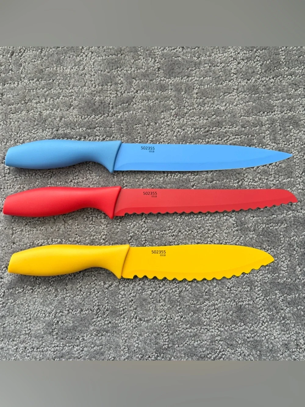 CUISINART Knife Set Advantage Color Collection Stainless Steel Ceramic Coated